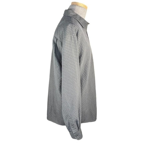 Aigle Men's Olive Green Checkered Button Down Shirt XL EUC - Picture 3 of 11